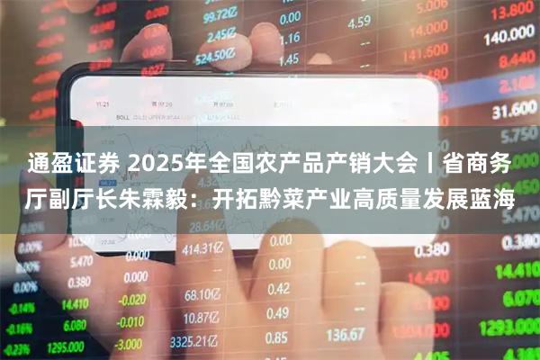 通盈证券 2025年全国农产品产销大会丨省商务厅副厅长朱霖毅：开拓黔菜产业高质量发展蓝海
